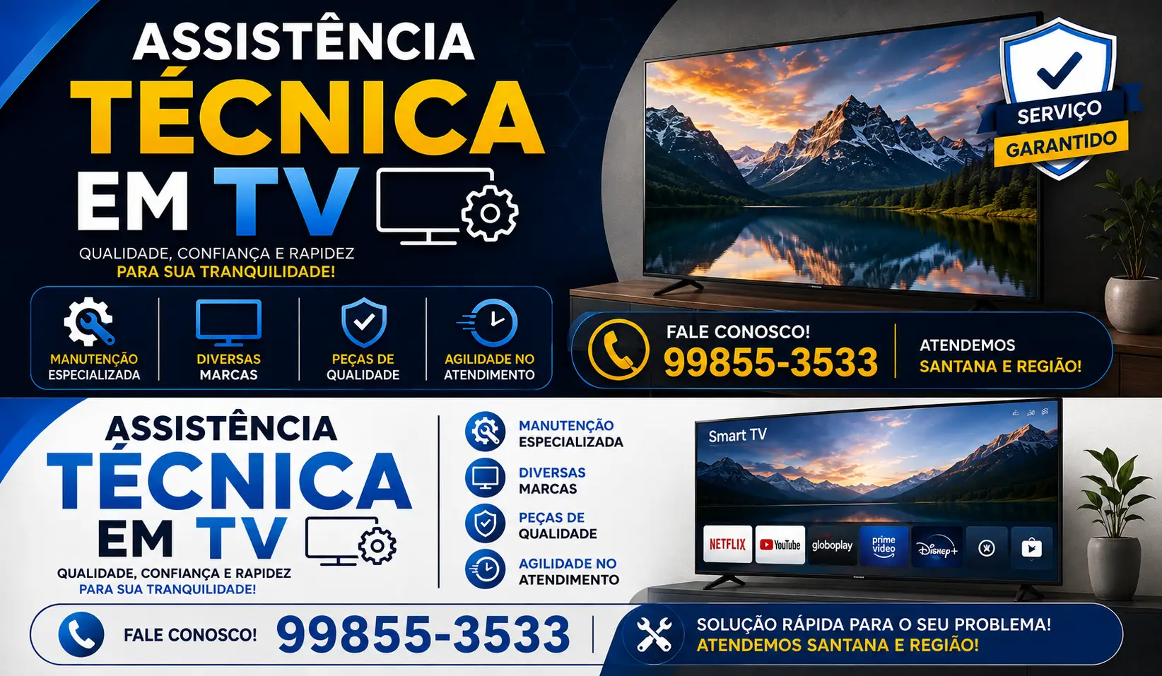 Assistência Técnica em TV - Régis